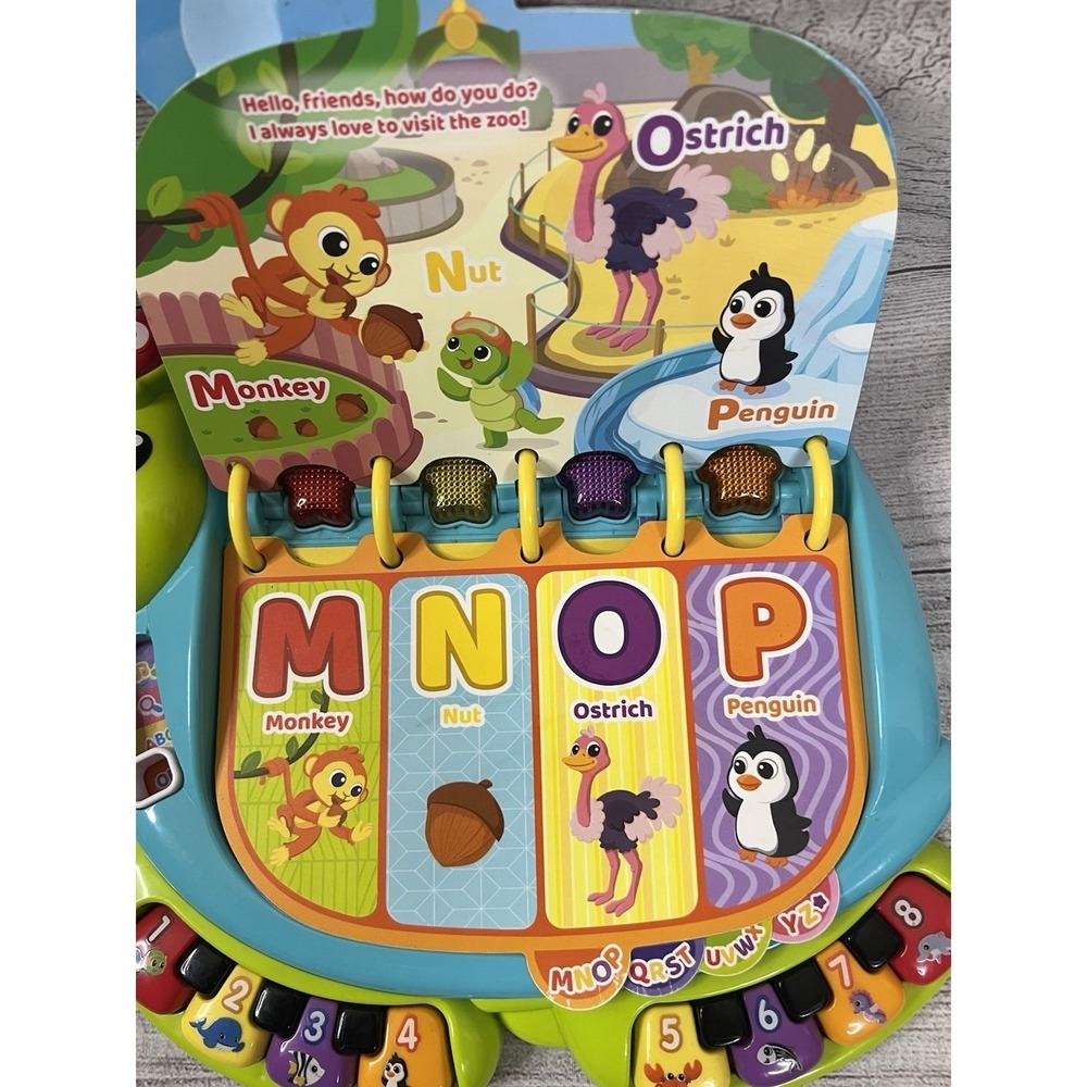 VTech Touch and Teach Sea Turtle Interactive Learning Book Tested And Works - Picture 5 of 14